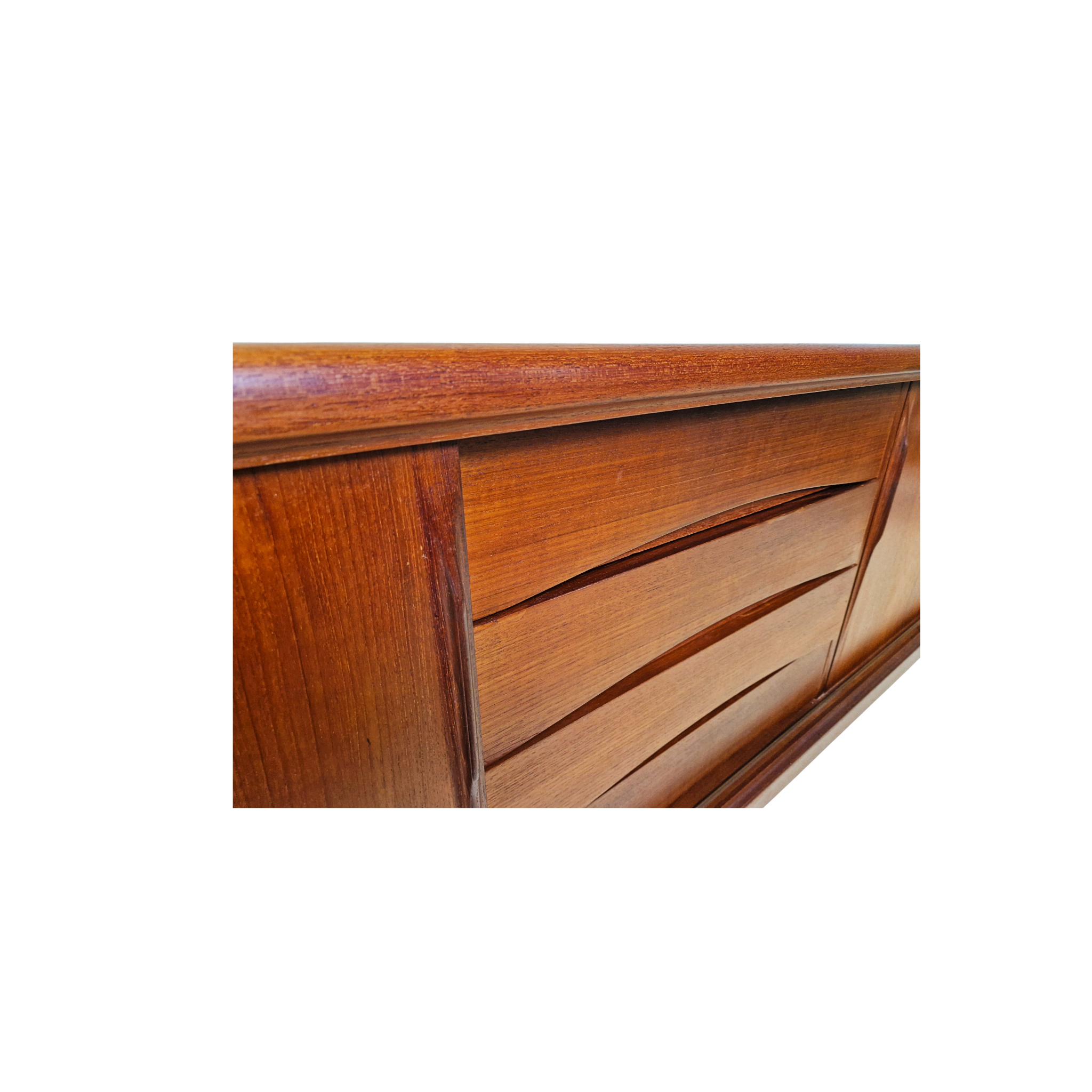 Gunni Ømman For Axel Christiansen Danish Long Sideboard Credenza