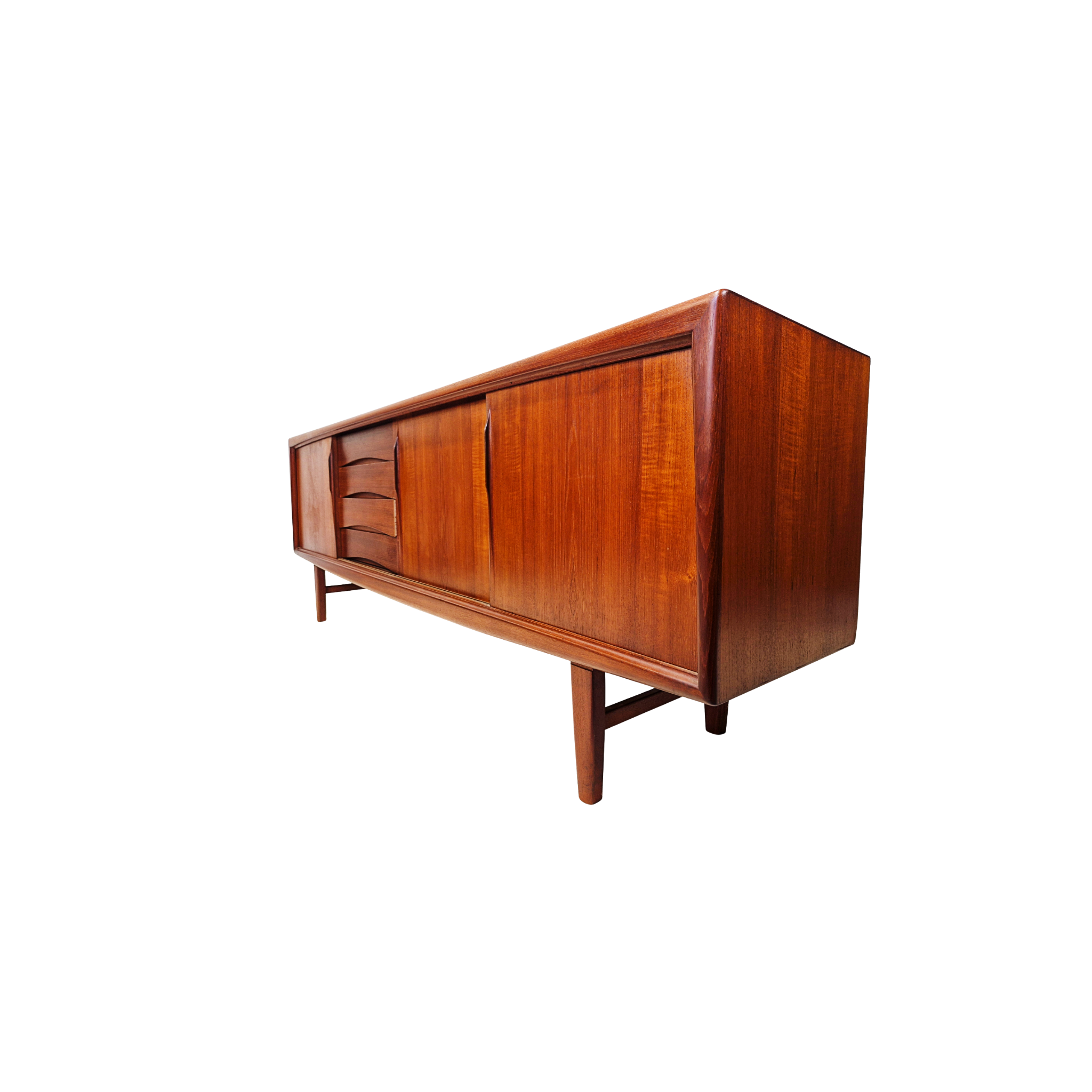 Gunni Ømman For Axel Christiansen Danish Long Sideboard Credenza
