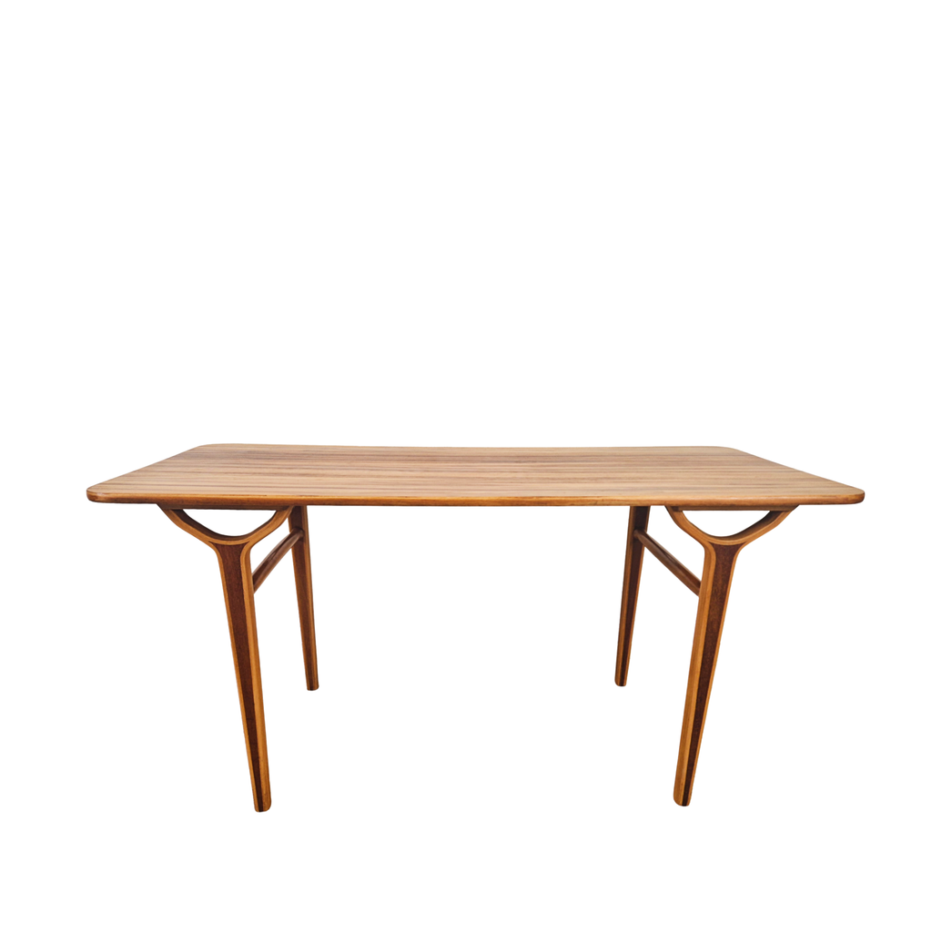 Peter Hvidt and Orla Mølgaard-Nielsen AX Series Tigerwood Coffee Table