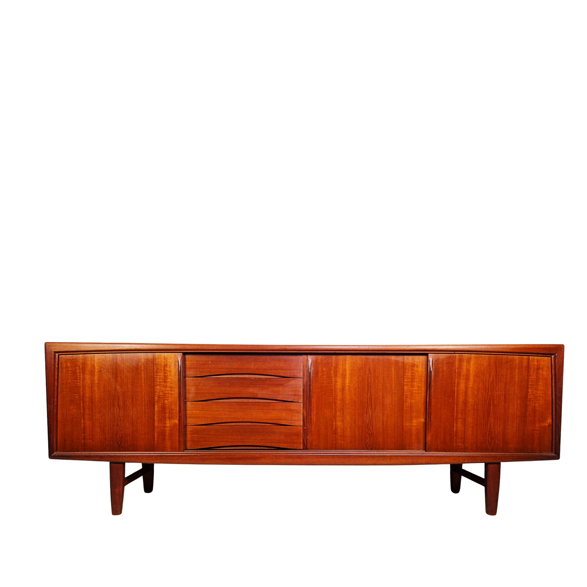 Gunni Ømman For Axel Christiansen Danish Long Sideboard Credenza
