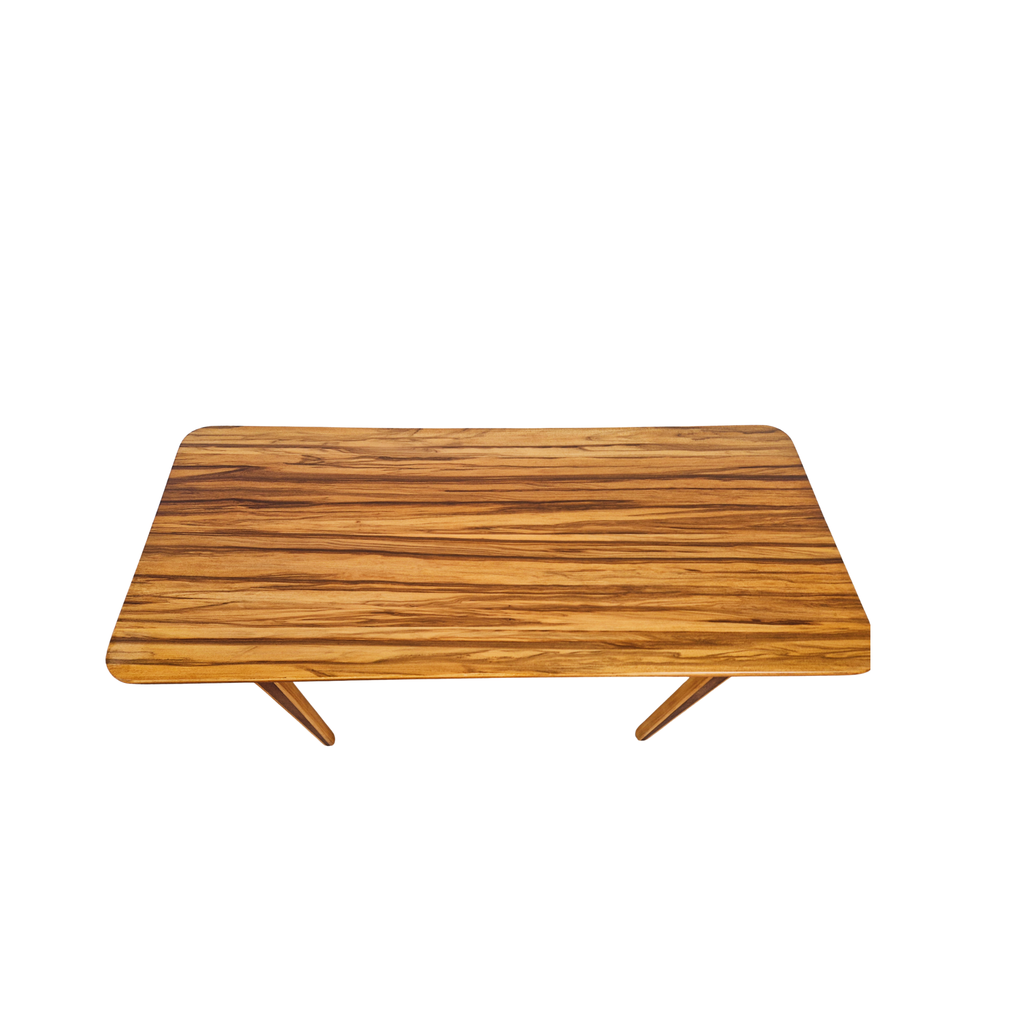 Peter Hvidt and Orla Mølgaard-Nielsen AX Series Tigerwood Coffee Table