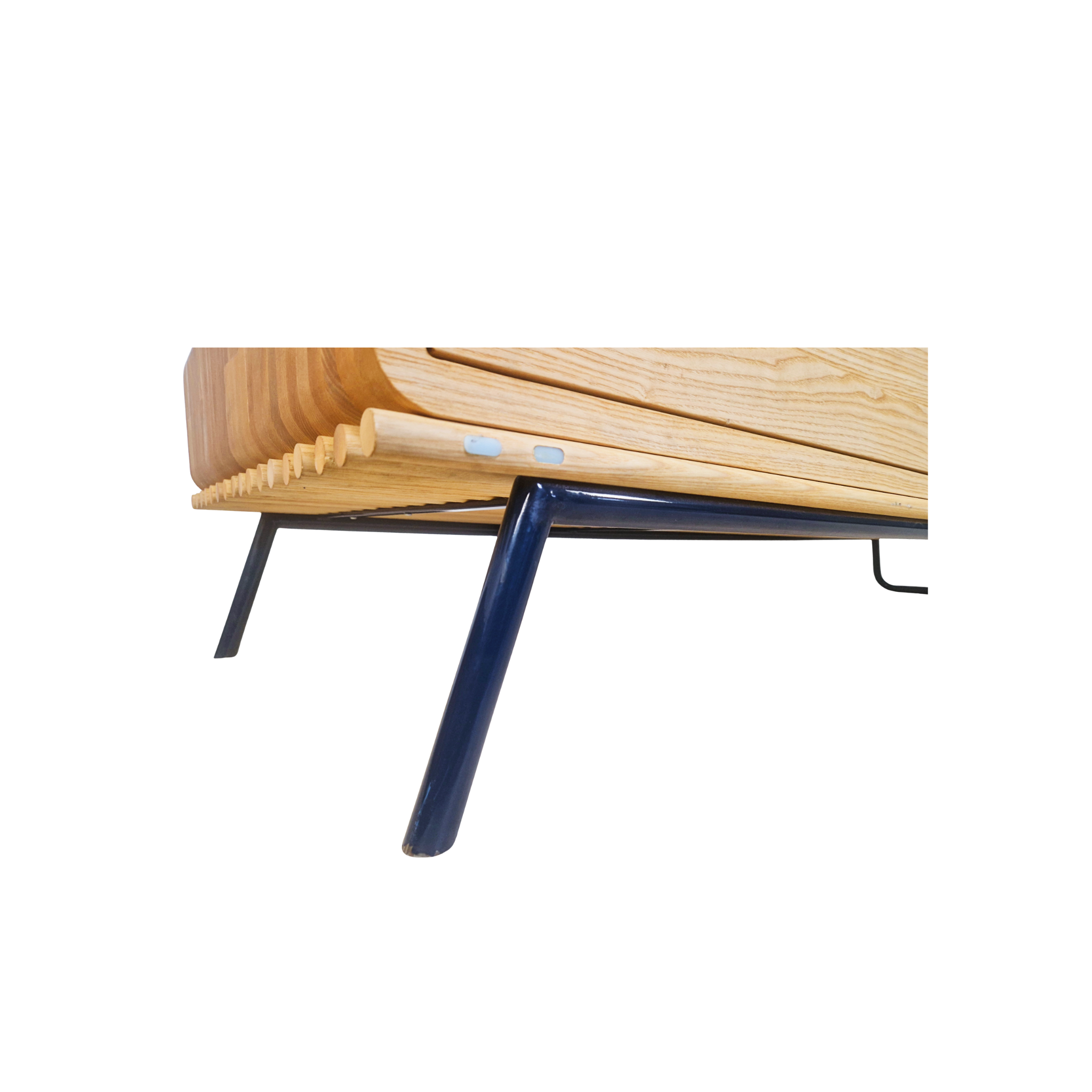 Birge Schneider Solid Bent Ash Danish Daybed Chez Lounge