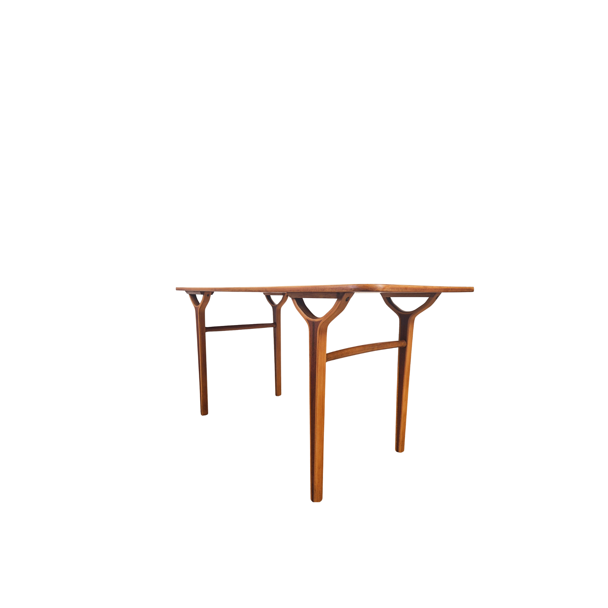 Peter Hvidt and Orla Mølgaard-Nielsen AX Series Tigerwood Coffee Table