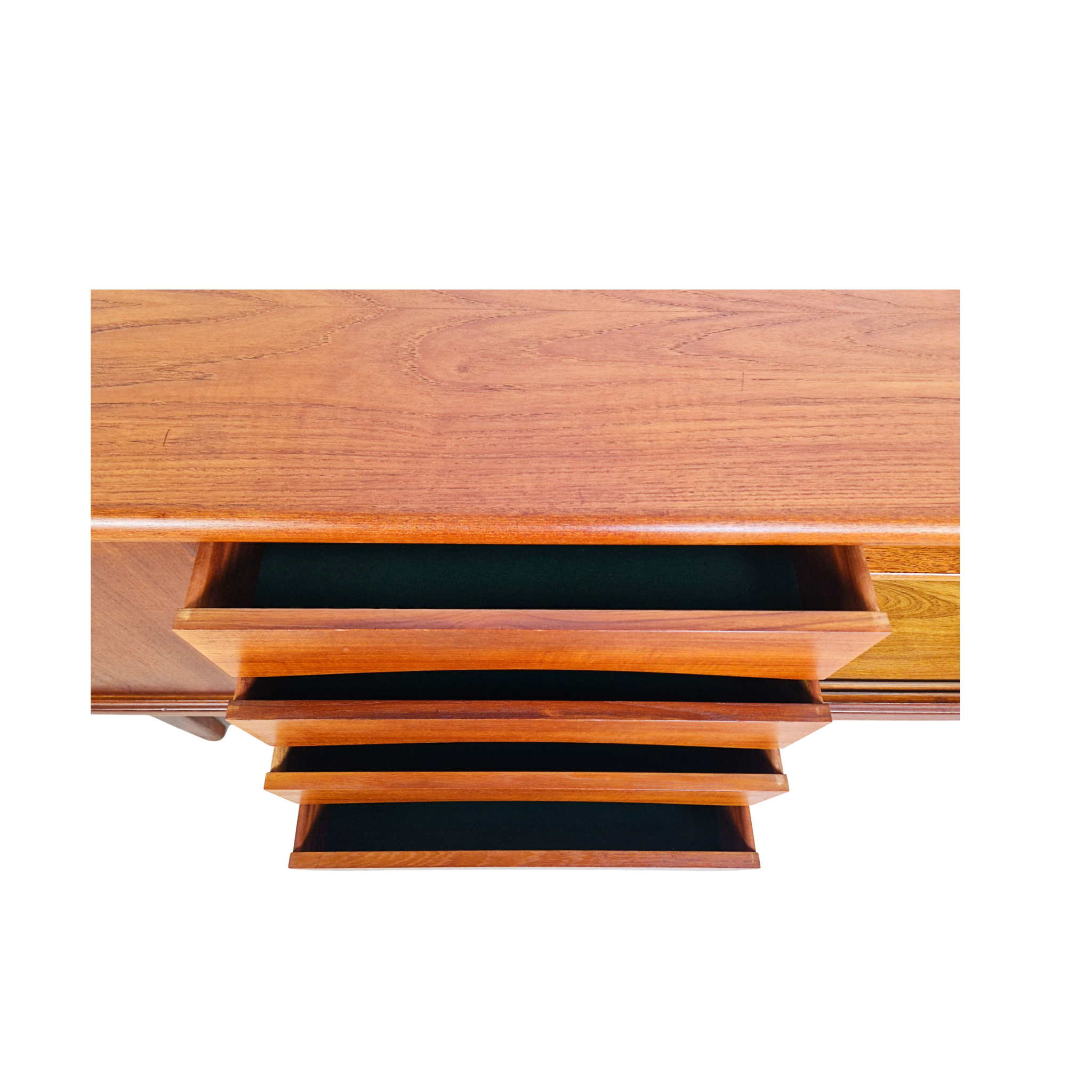 Gunni Ømman For Axel Christiansen Danish Long Sideboard Credenza