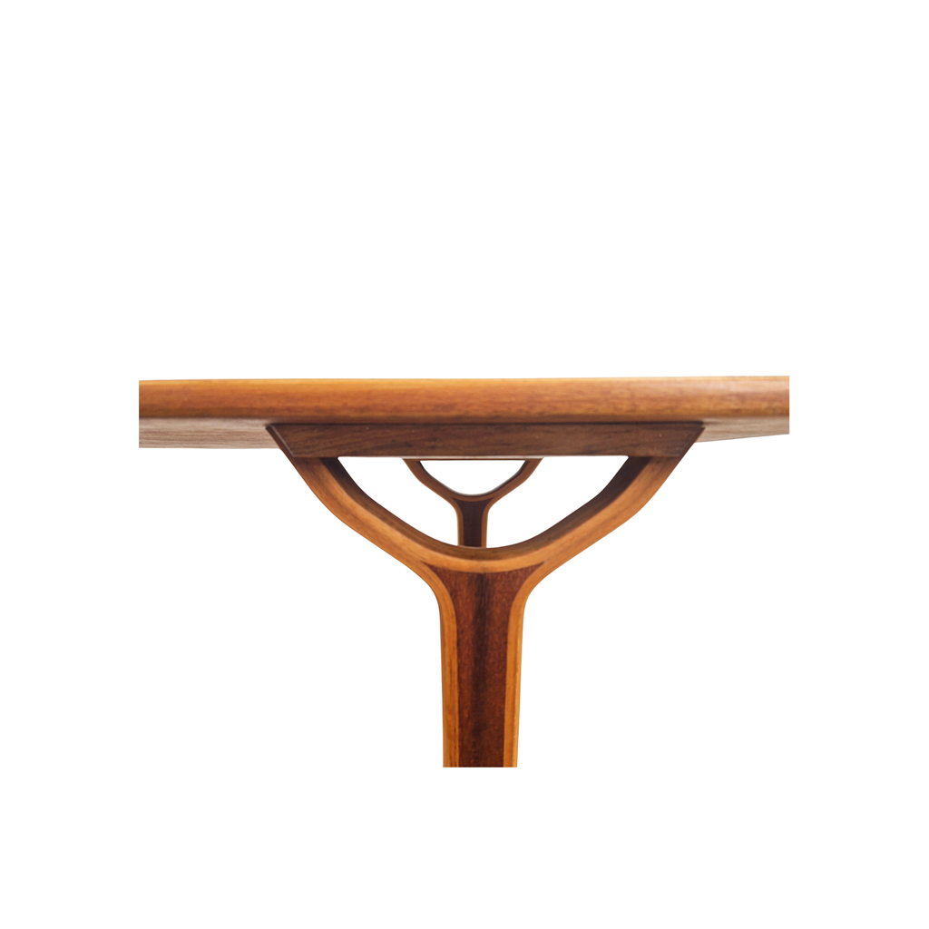 Peter Hvidt and Orla Mølgaard-Nielsen AX Series Tigerwood Coffee Table