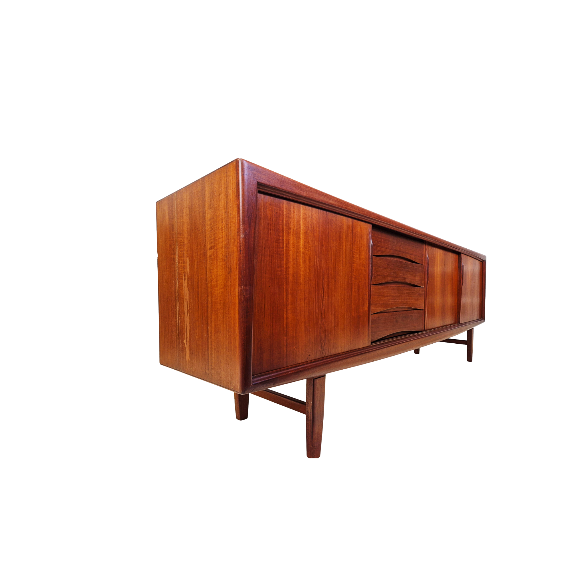 Gunni Ømman For Axel Christiansen Danish Long Sideboard Credenza