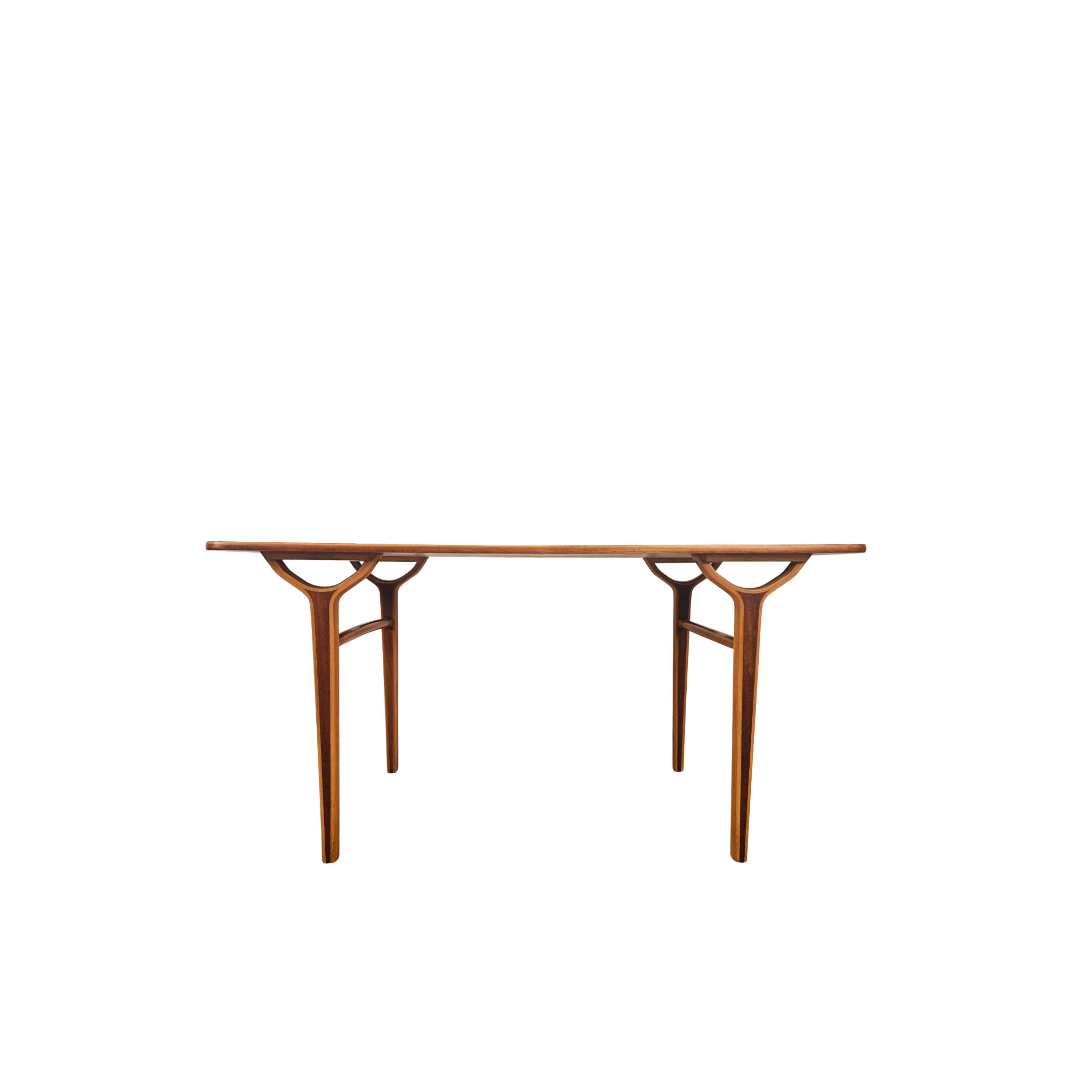Peter Hvidt and Orla Mølgaard-Nielsen AX Series Tigerwood Coffee Table