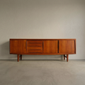 Gunni Ømman For Axel Christiansen Danish Long Sideboard Credenza