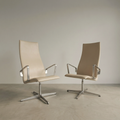Arne Jacobsen for Fritz Hansen Oxford Highback Swivel Chairs